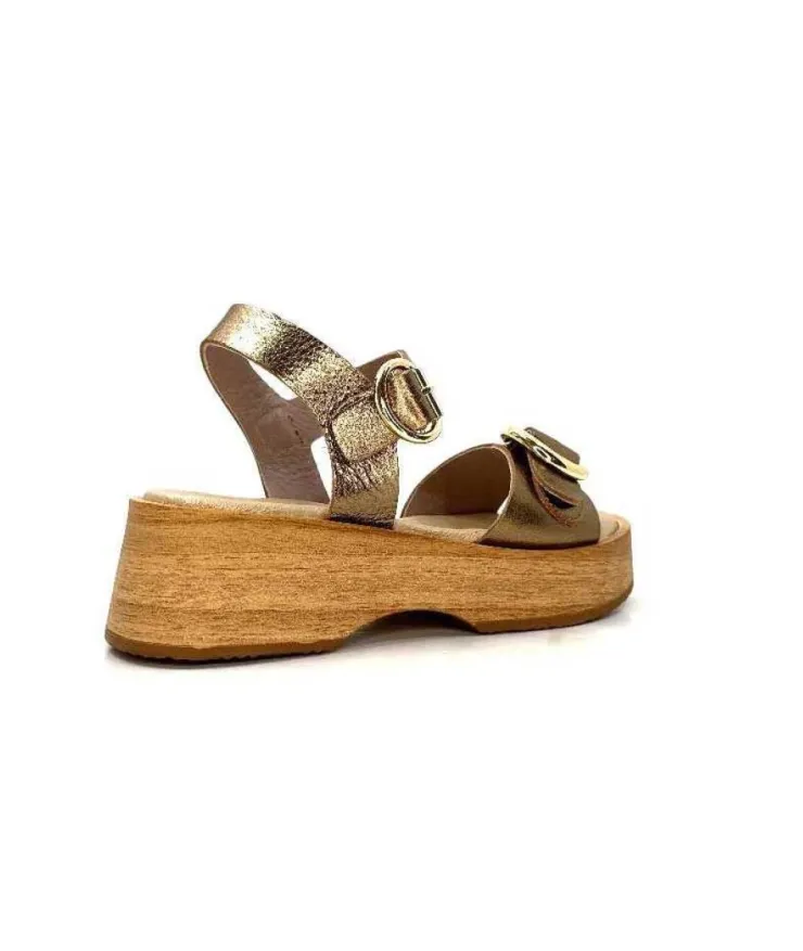 Myma 6596 Cuir Bronze*Femme Plateformes