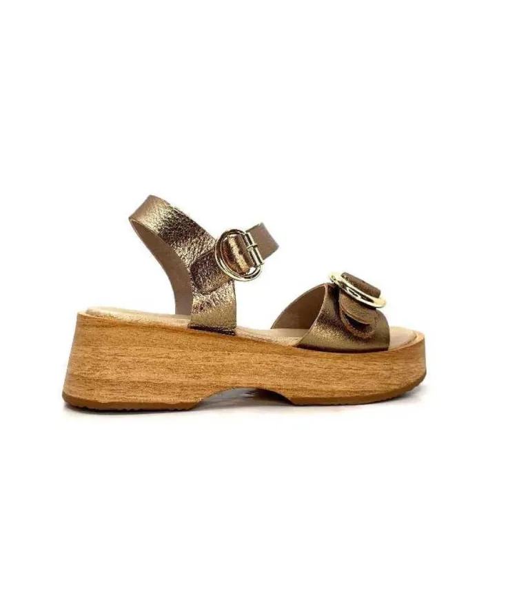 Myma 6596 Cuir Bronze*Femme Plateformes