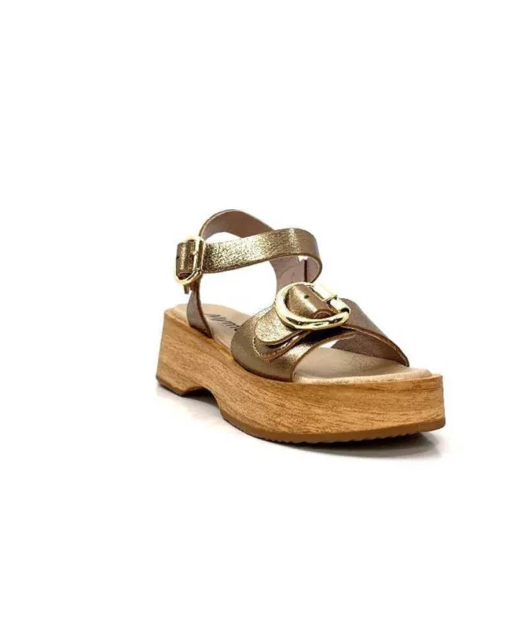 Myma 6596 Cuir Bronze*Femme Plateformes