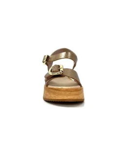 Myma 6596 Cuir Bronze*Femme Plateformes