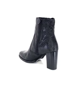 Myma 5805 Cuir Coco Noir*Femme Bottines