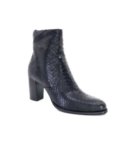 Myma 5805 Cuir Coco Noir*Femme Bottines