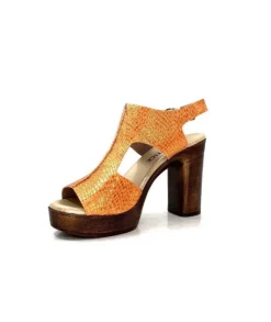 Myma 6580/01 Cuir Metal Orange*Femme Sandales