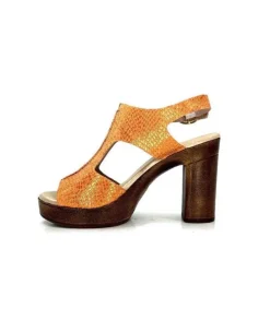 Myma 6580/01 Cuir Metal Orange*Femme Sandales