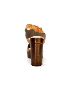 Myma 6580/01 Cuir Metal Orange*Femme Sandales