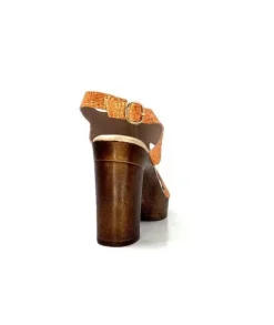 Myma 6580/01 Cuir Metal Orange*Femme Sandales