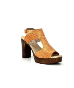 Myma 6580/01 Cuir Metal Orange*Femme Sandales