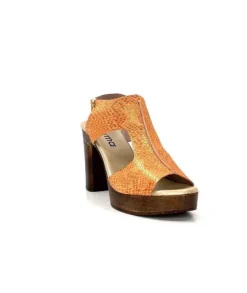 Myma 6580/01 Cuir Metal Orange*Femme Sandales