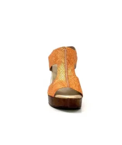 Myma 6580/01 Cuir Metal Orange*Femme Sandales