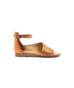 Myma 6410 Cuir Metal Orange*Femme Sandales