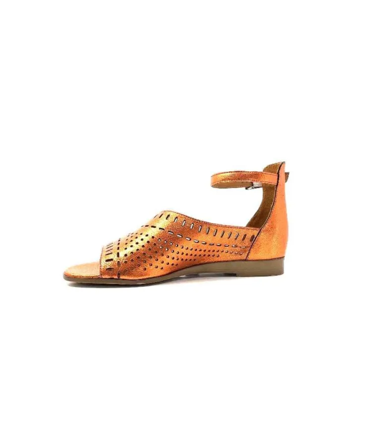 Myma 6410 Cuir Metal Orange*Femme Sandales