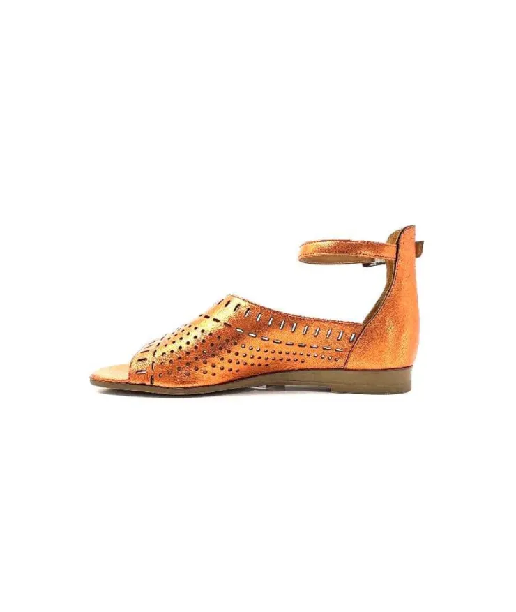 Myma 6410 Cuir Metal Orange*Femme Sandales