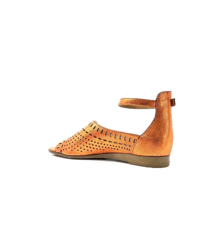 Myma 6410 Cuir Metal Orange*Femme Sandales