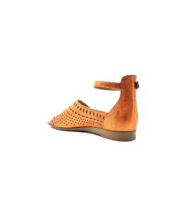 Myma 6410 Cuir Metal Orange*Femme Sandales