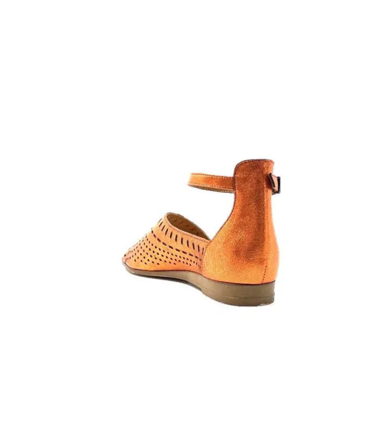 Myma 6410 Cuir Metal Orange*Femme Sandales