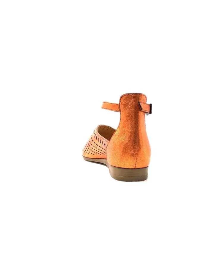 Myma 6410 Cuir Metal Orange*Femme Sandales