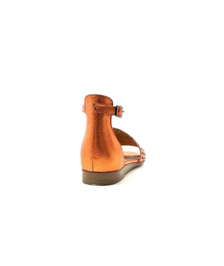 Myma 6410 Cuir Metal Orange*Femme Sandales
