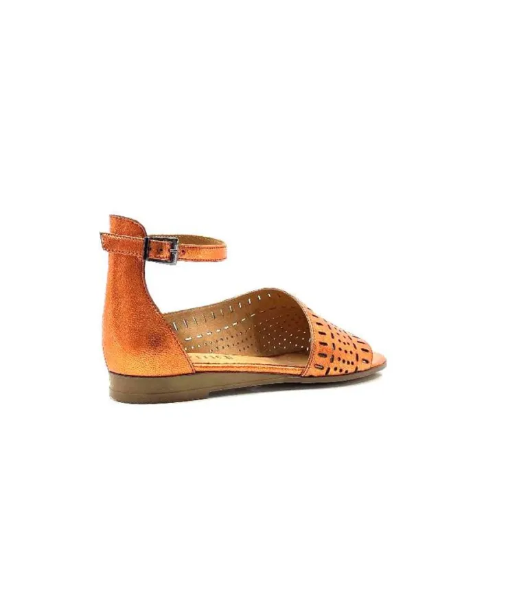 Myma 6410 Cuir Metal Orange*Femme Sandales