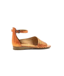 Myma 6410 Cuir Metal Orange*Femme Sandales