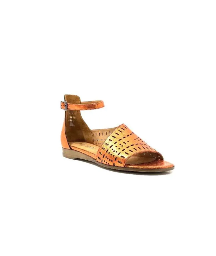 Myma 6410 Cuir Metal Orange*Femme Sandales