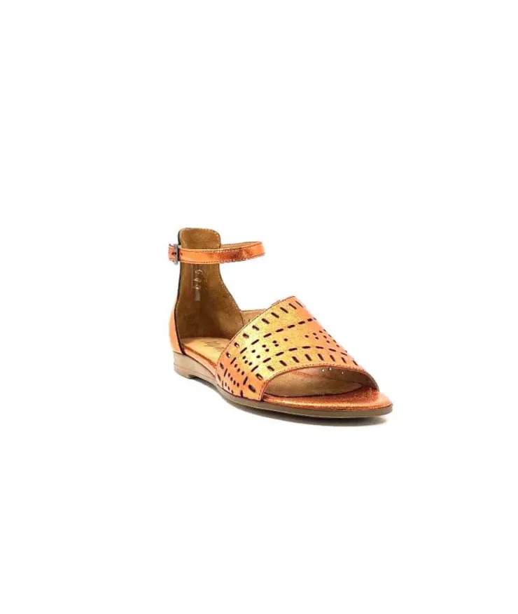 Myma 6410 Cuir Metal Orange*Femme Sandales