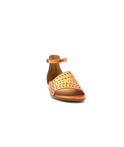 Myma 6410 Cuir Metal Orange*Femme Sandales