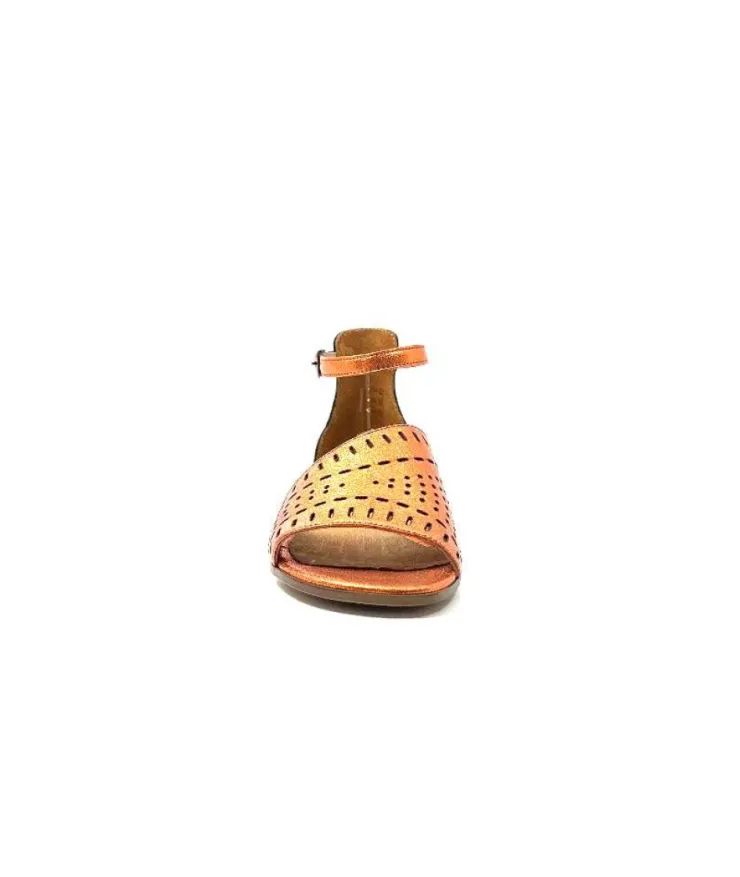 Myma 6410 Cuir Metal Orange*Femme Sandales