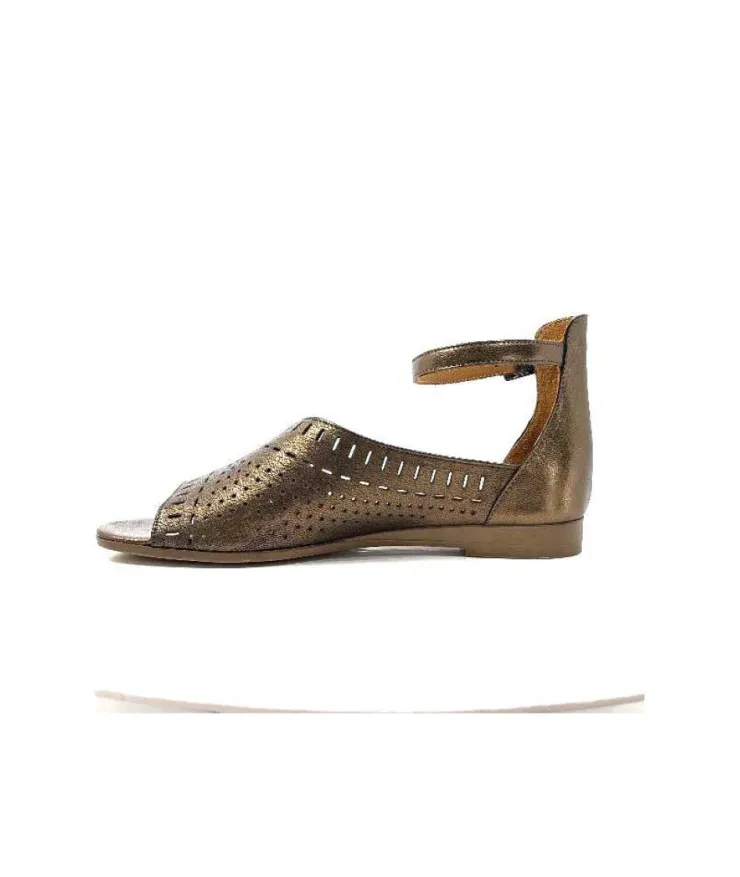 Myma 6410 Cuir Metal Taupe*Femme Sandales