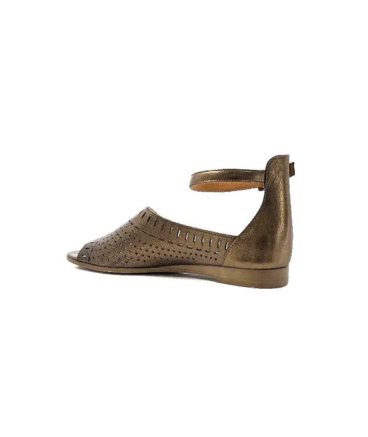 Myma 6410 Cuir Metal Taupe*Femme Sandales
