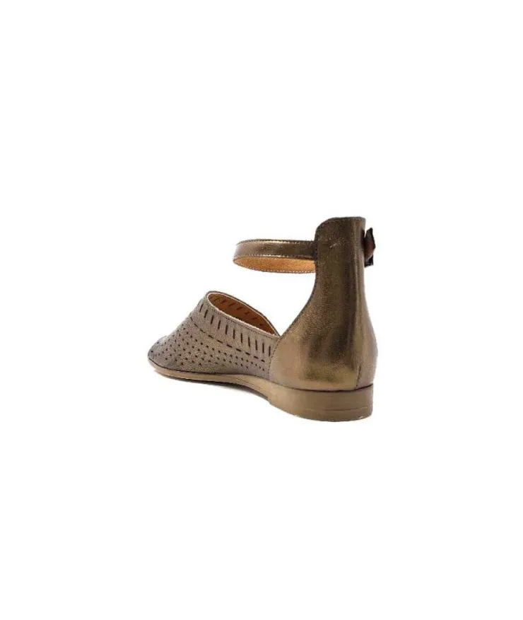 Myma 6410 Cuir Metal Taupe*Femme Sandales