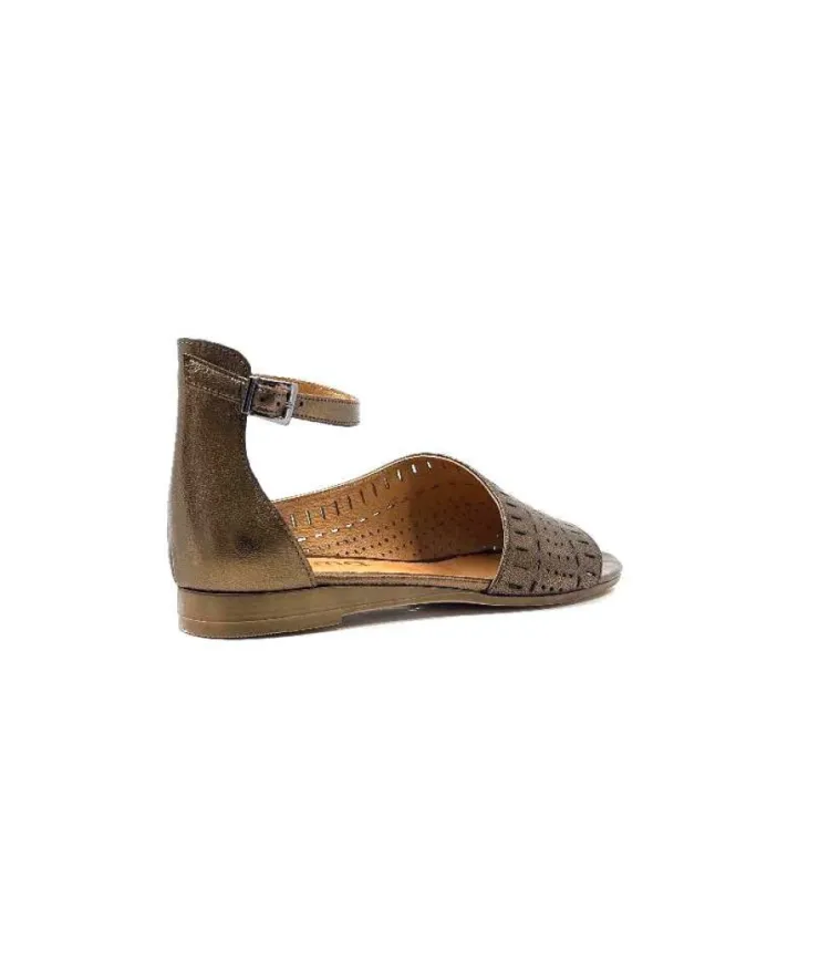 Myma 6410 Cuir Metal Taupe*Femme Sandales