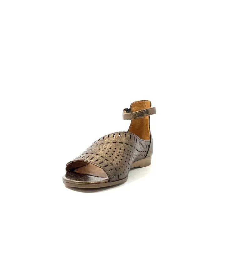Myma 6410 Cuir Metal Taupe*Femme Sandales