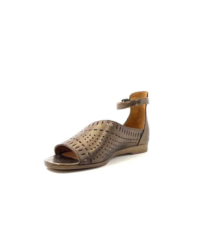 Myma 6410 Cuir Metal Taupe*Femme Sandales