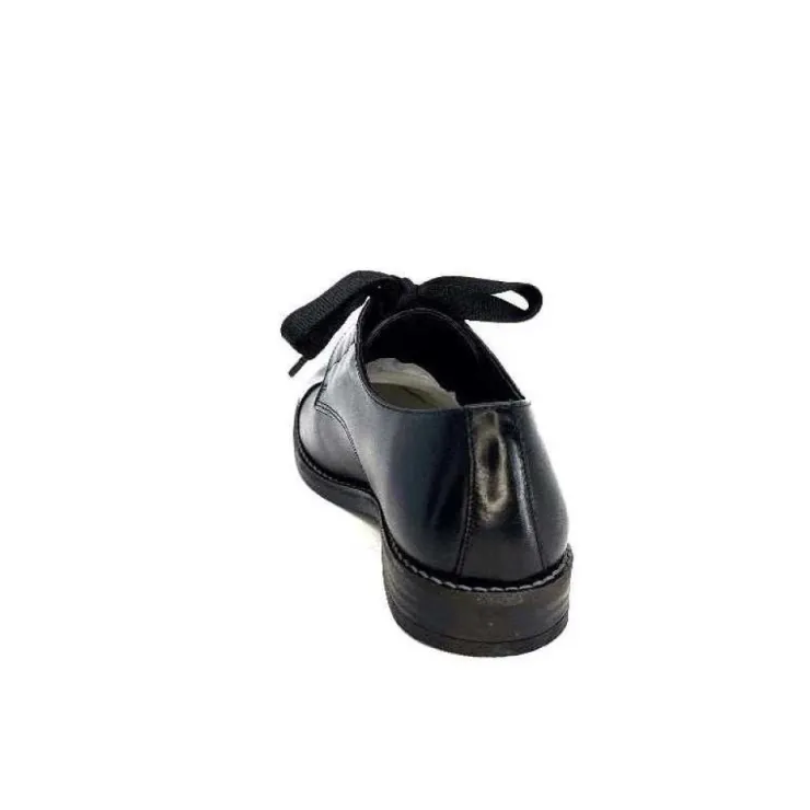 Myma 7008/01 Cuir Noir Vernis Noir*Femme Lacets