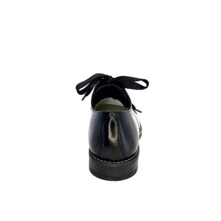 Myma 7008/01 Cuir Noir Vernis Noir*Femme Lacets