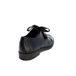 Myma 7008/01 Cuir Noir Vernis Noir*Femme Lacets