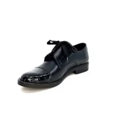 Myma 7008/01 Cuir Noir Vernis Noir*Femme Lacets