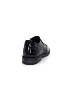 Myma 6009 Cuir Vernis Noir*Femme Mocassins