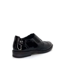 Myma 6009 Cuir Vernis Noir*Femme Mocassins