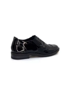 Myma 6009 Cuir Vernis Noir*Femme Mocassins