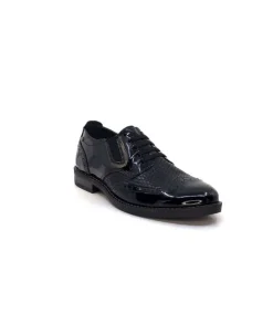 Myma 6009 Cuir Vernis Noir*Femme Mocassins