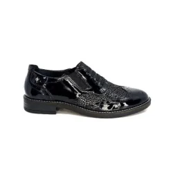 Myma 7009/00 Cuir Vernis Noir*Femme Lacets