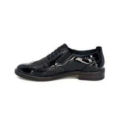 Myma 7009/00 Cuir Vernis Noir*Femme Lacets