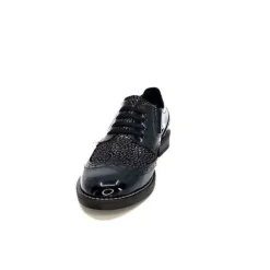 Myma 7009/00 Cuir Vernis Noir*Femme Lacets