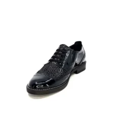 Myma 7009/00 Cuir Vernis Noir*Femme Lacets