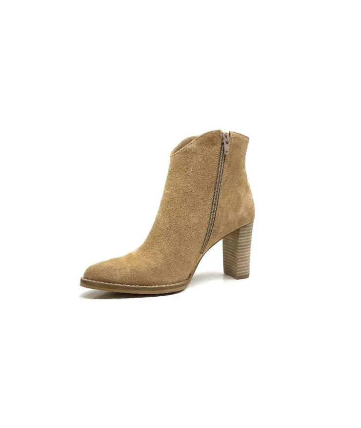 Myma 6600/00 Daim Beige*Femme Bottines Eté