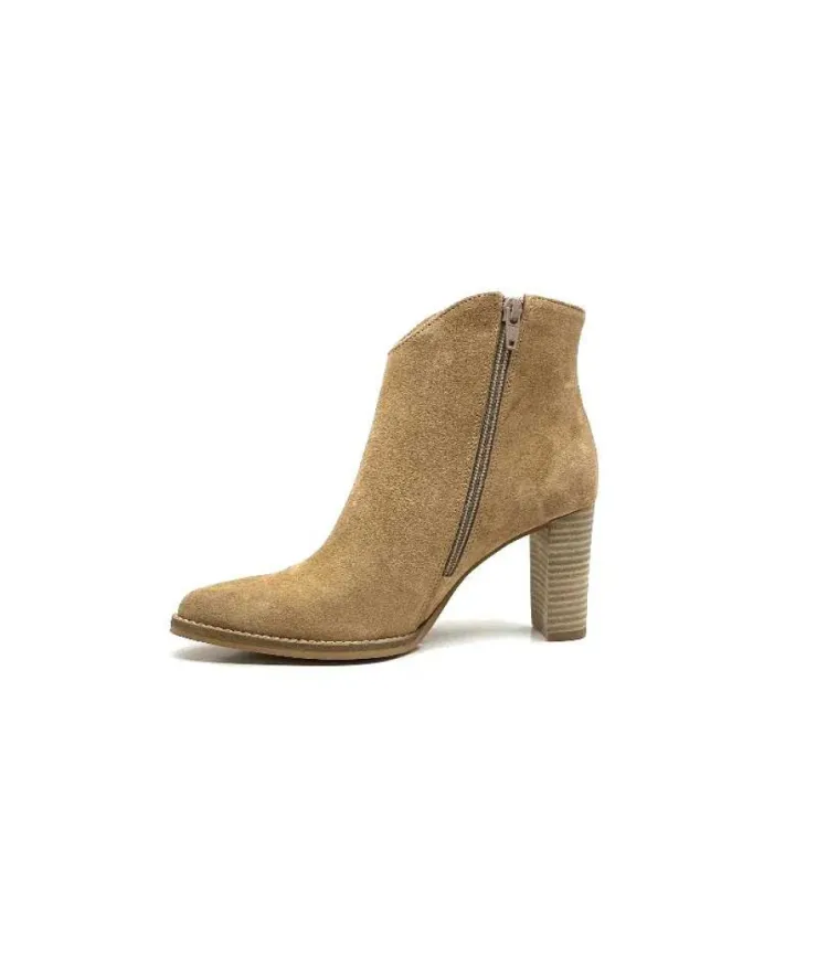 Myma 6600/00 Daim Beige*Femme Bottines Eté