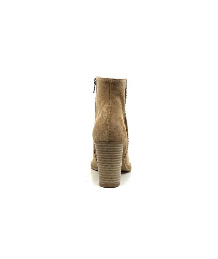 Myma 6600/00 Daim Beige*Femme Bottines Eté
