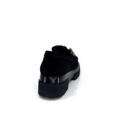 Myma 6768 Daim Noir*Femme Mocassins