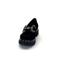 Myma 6768 Daim Noir*Femme Mocassins